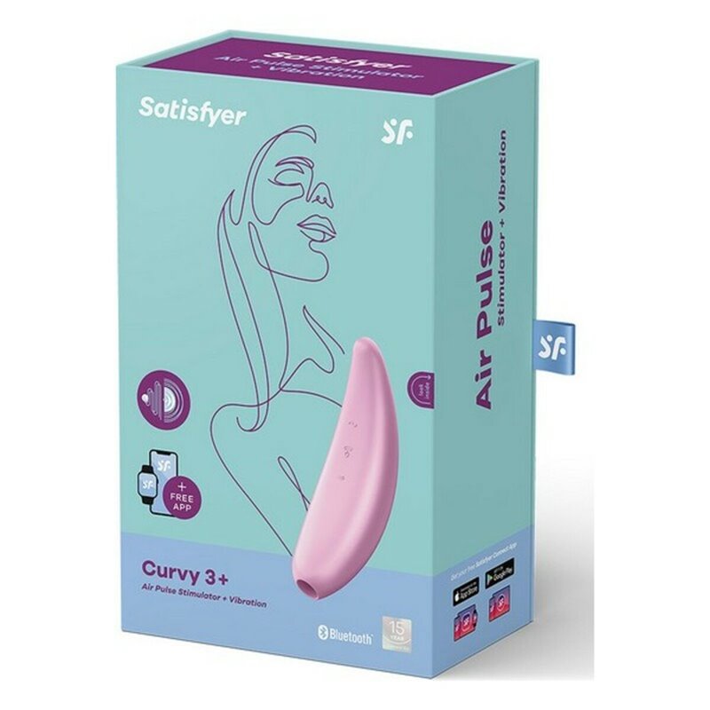 Image secondaire de Aspirateur à clitoris Satisfyer Curvy 3+ Rose