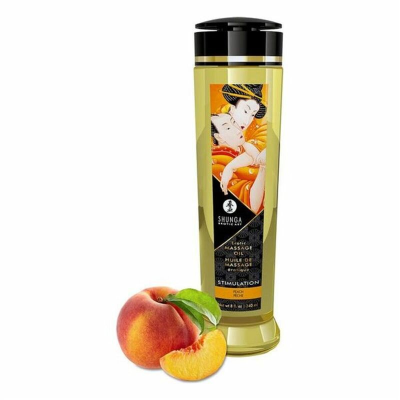 Huile de massage érotique Shunga 240 ml Pêche