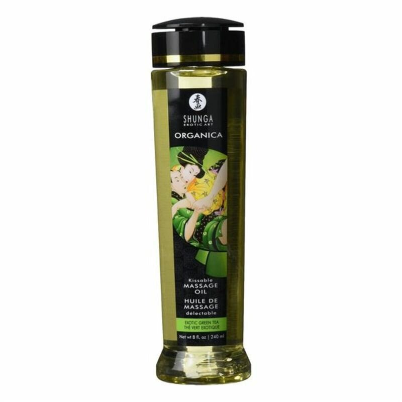 Huile de massage érotique Shunga 240 ml Thé vert