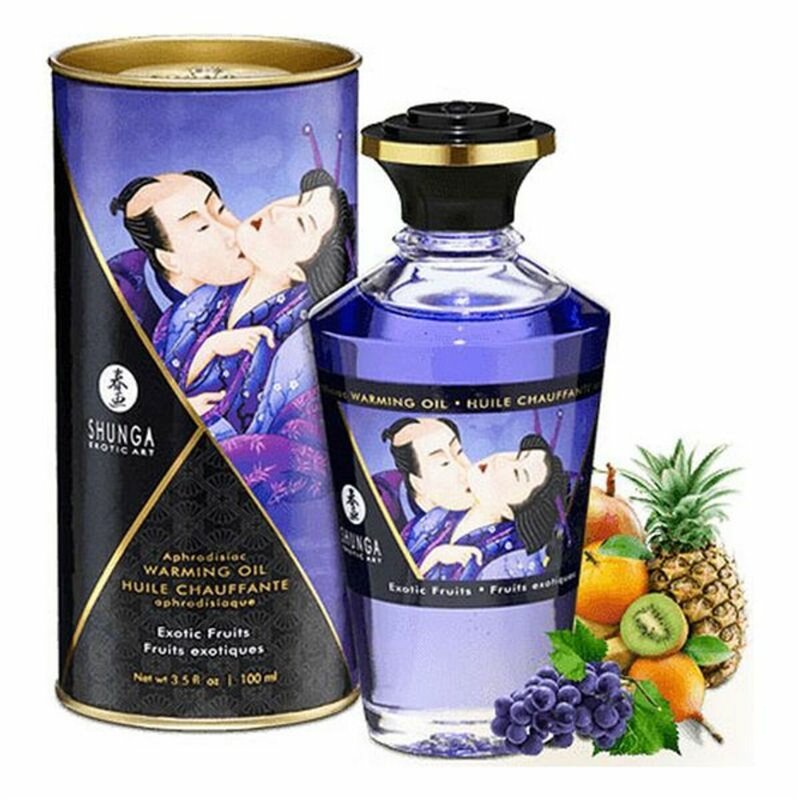 Huile de massage érotique Shunga SHU127-EXOTIC FRUITS 100 ml Fruits exotiques