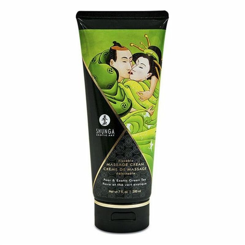 Crème de massage Shunga 200 ml Thé vert Poire