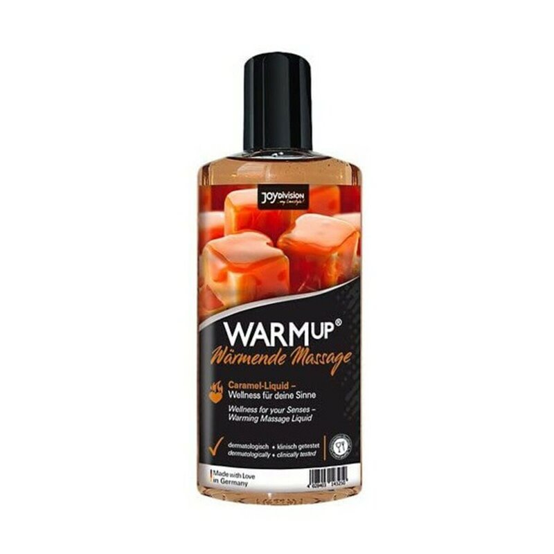 Huile de massage érotique JoydiVision Warm Up Caramel (150 ml)