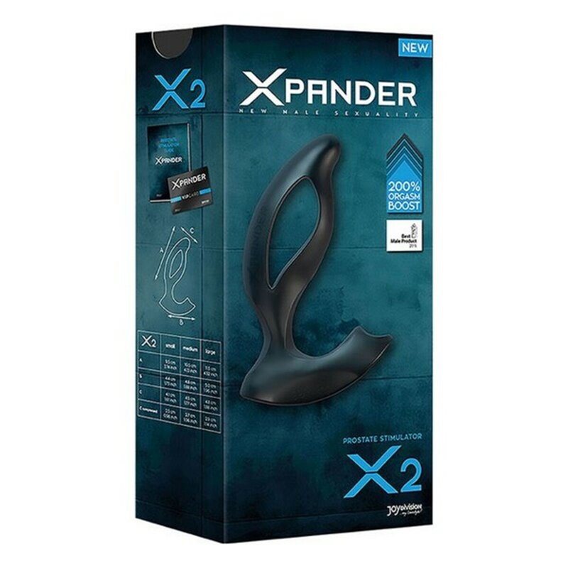 Image secondaire de Massage Prostate Silicone Xpander X2 Noir JoydiVision 5152720000 (9,5 cm) Noir