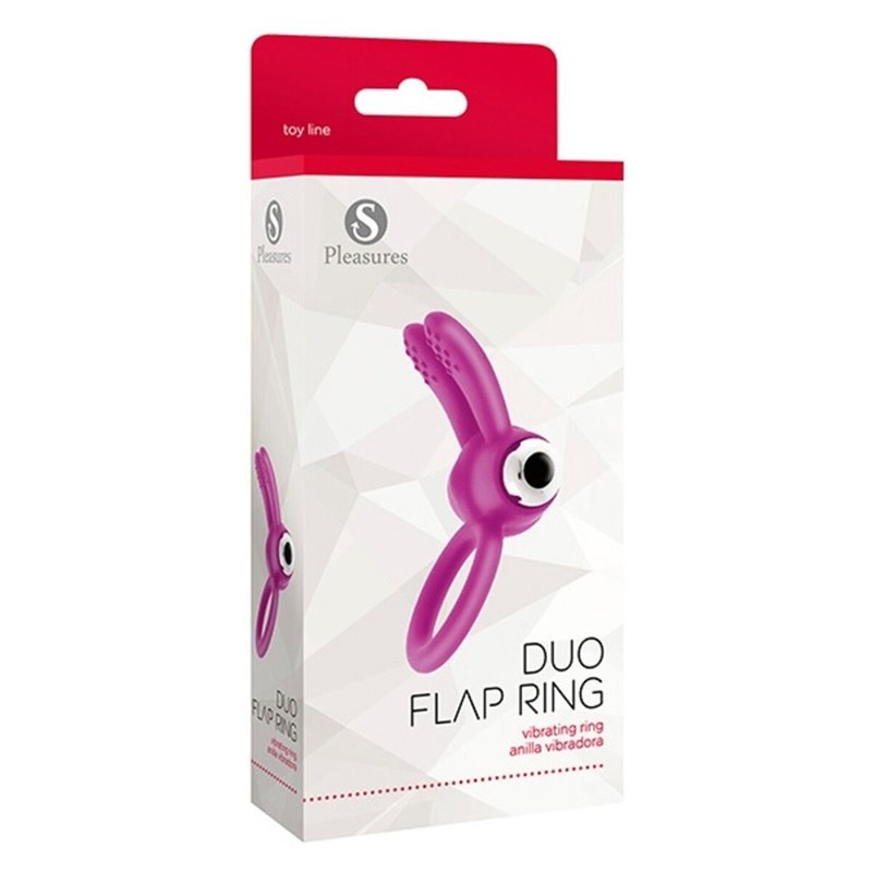 Image secondaire de Anneau Pénis S Pleasures Duo Flap Rose