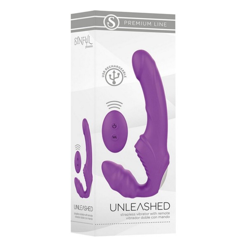 Image secondaire de Vibromasseur S Pleasures Premium Line Unleashed Lila