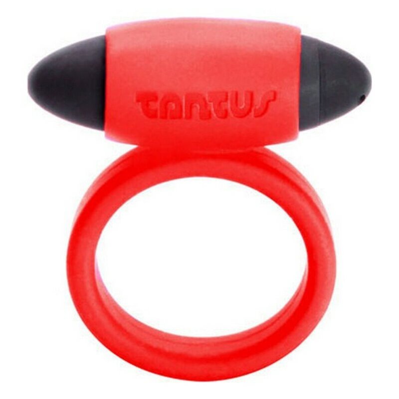 Anneau de Pénis vibrant Tantus Noir/Rouge