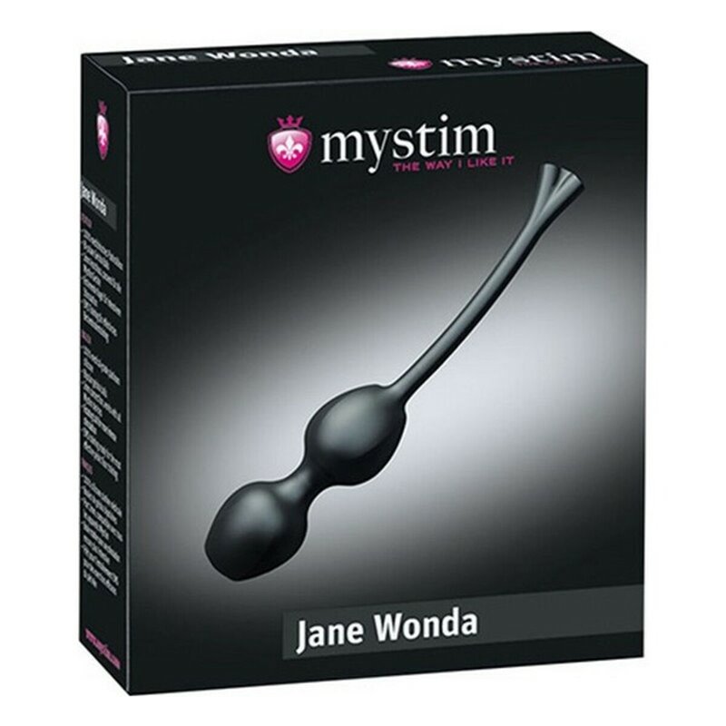 Image secondaire de Jane Wonda Boules Kegel noires Mystim Silicone Silicone/ABS (Ø 3,3 cm)