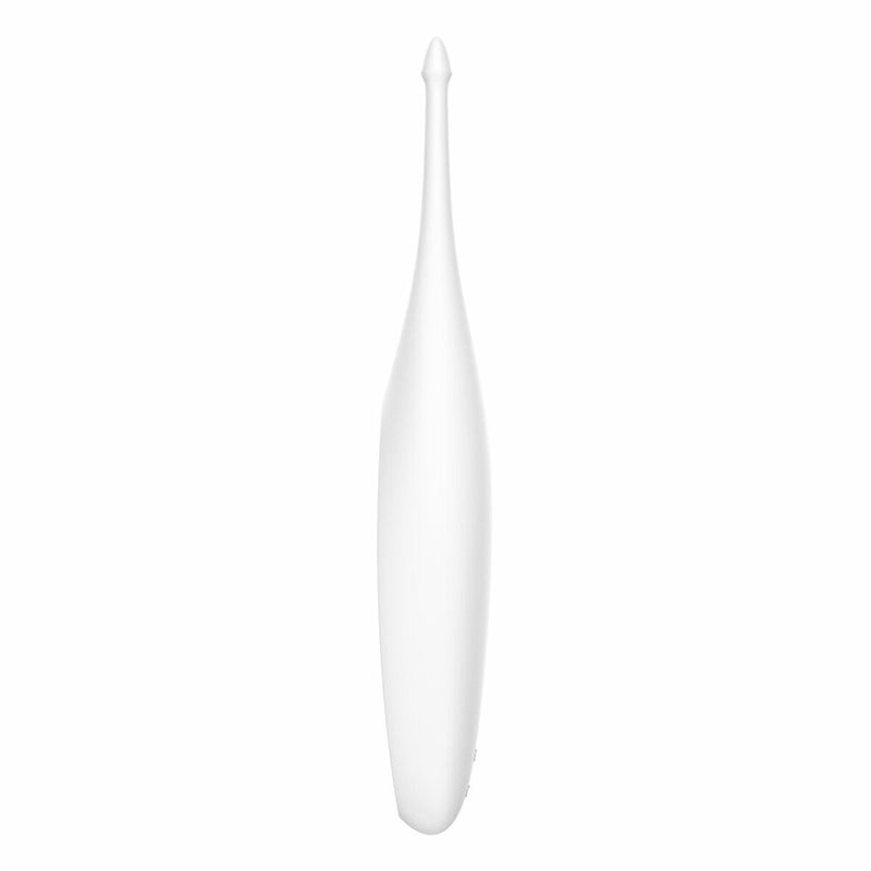 Vibrateur Clitoridien Courbe Satisfyer Blanc (17 x 3 cm)