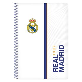 Cahier à Spirale Real Madrid C.F. 512154066 Bleu Blanc A4 17,99 €