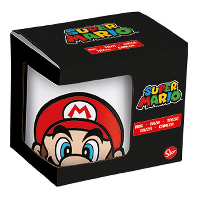 Image secondaire de Tasse mug Super Mario Blanc Céramique Rouge (350 ml)