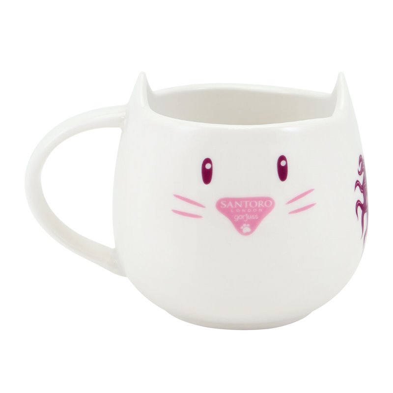 Image secondaire de Tasse avec sous-tasse Gorjuss Purrrrrfect love Céramique Dessous de verres Tasse