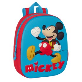 Cartable Mickey Mouse Clubhouse 3D 27 x 33 x 10 cm Rouge Bleu 25,99 €