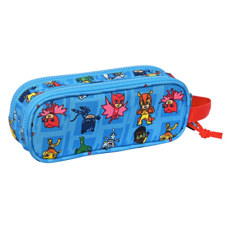 Image secondaire de Trousse Fourre-Tout Double PJ Masks Bleu 21 x 8 x 6 cm