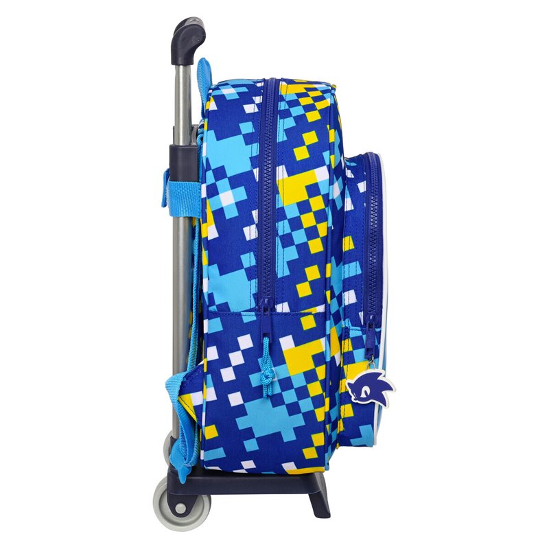 Image secondaire de Cartable à roulettes Sonic Speed 26 x 34 x 11 cm Bleu