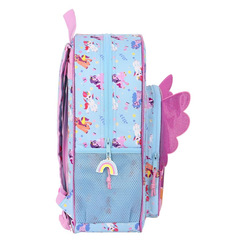 Image secondaire de Cartable My Little Pony Wild & free Bleu Rose 33 x 42 x 14 cm