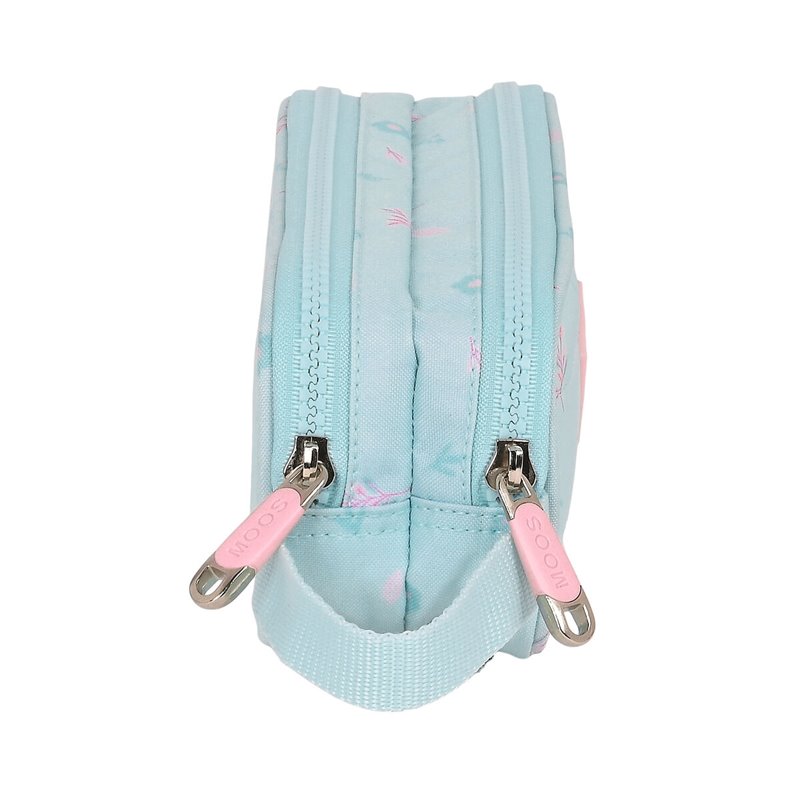 Image secondaire de Trousse Fourre-Tout Double Moos Garden Turquoise 21 x 8 x 6 cm