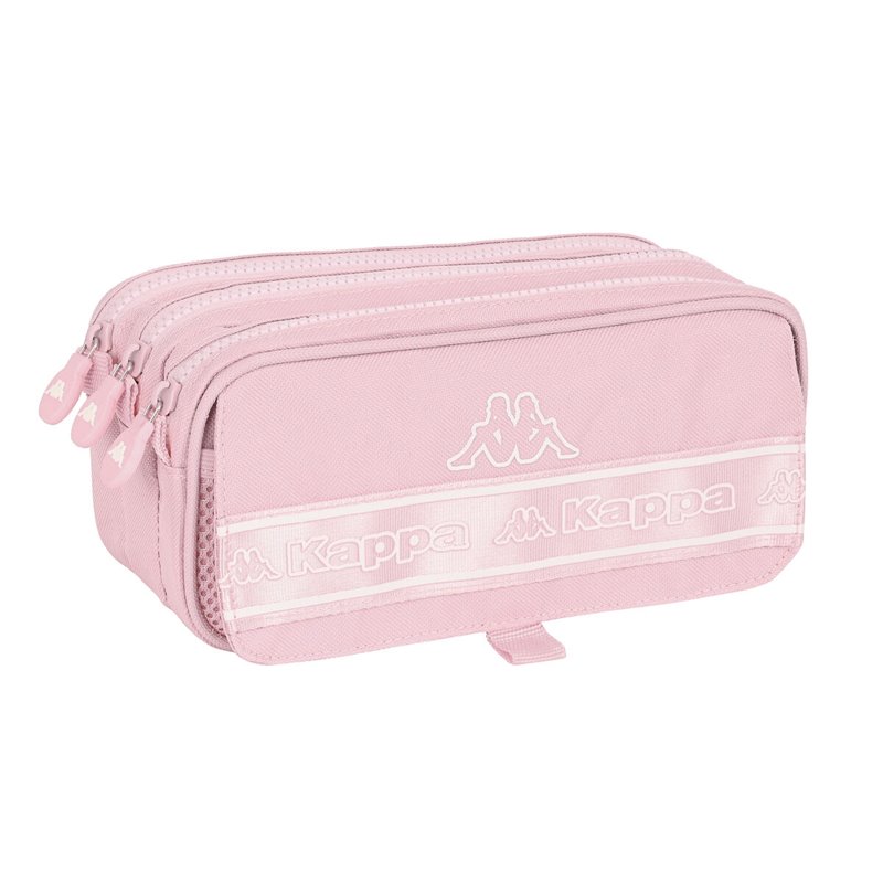 Trousse Fourre-Tout Triple Kappa 21,5 x 10 x 8 cm Rose