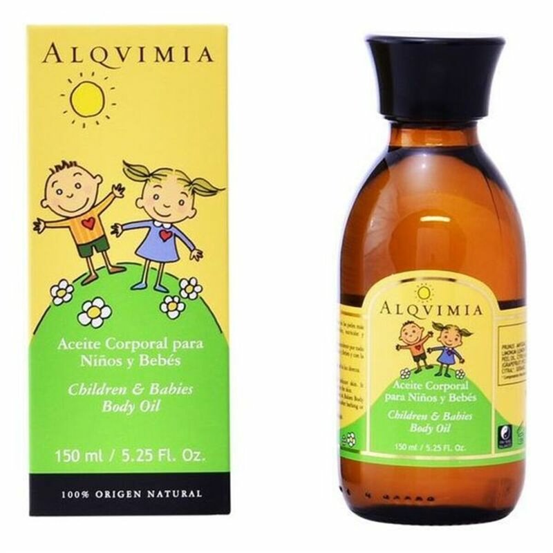 Huile corporelle pour enfants et bébés Alqvimia 150 ml