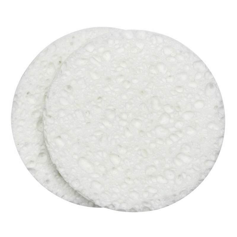 Éponge Faciale QVS Cellulose Blanc (2 uds)