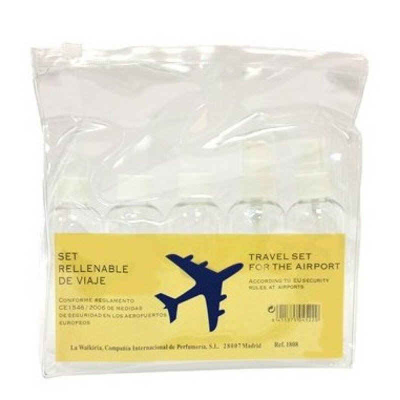 Ensemble de Voyage Walkiria Plastique Transparent (5 pcs)