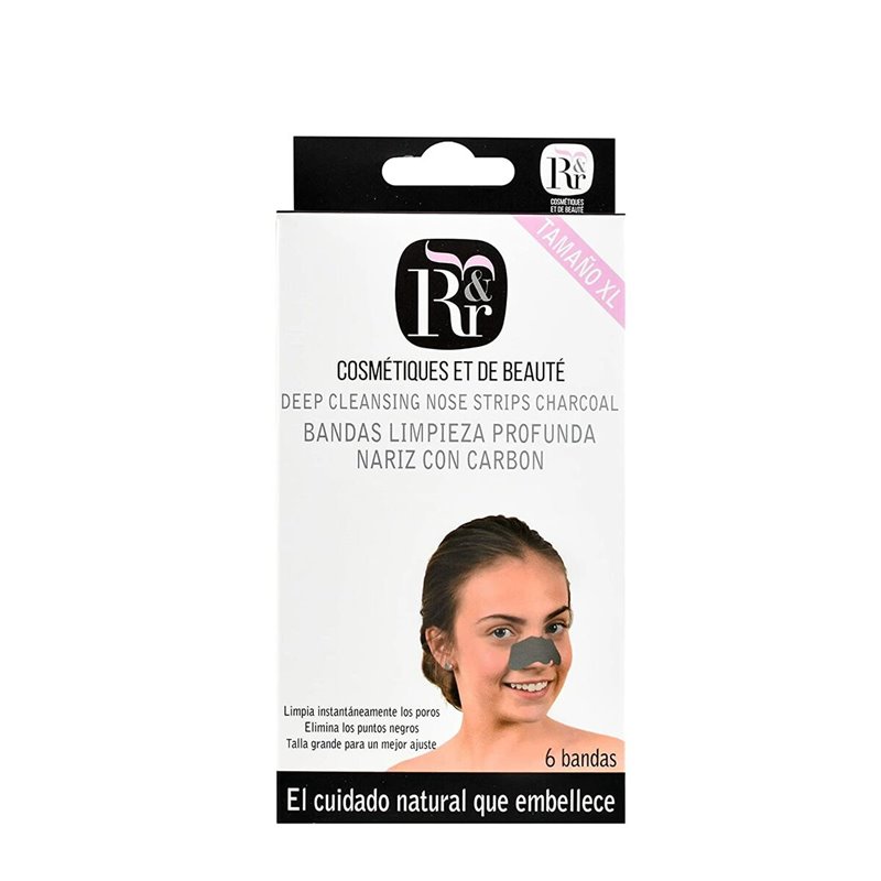 Bandes de Nettoyage Pores Rose & Rose Charbon 6 Unités