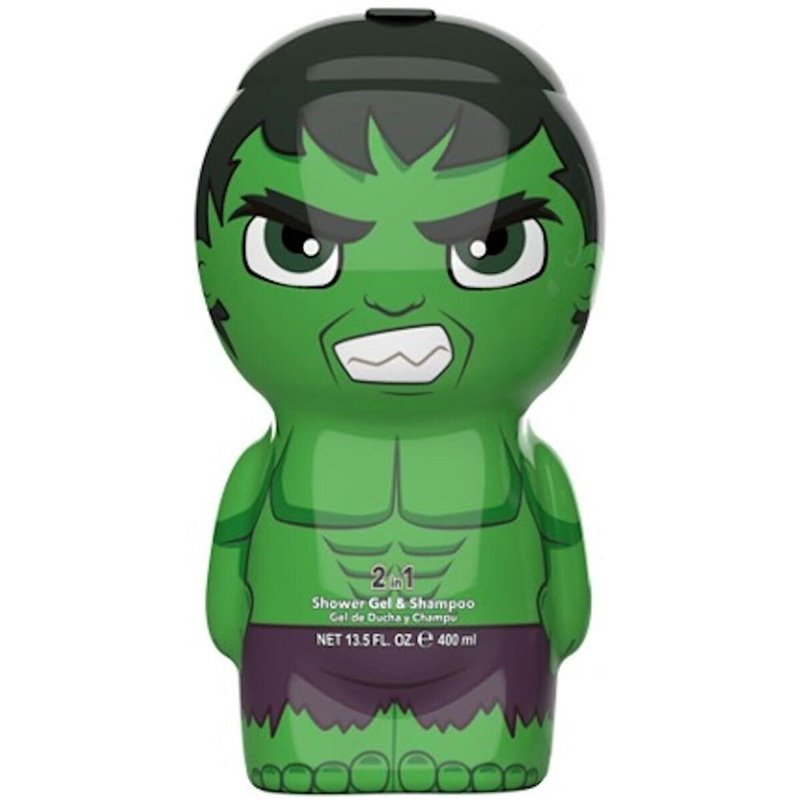 2-In-1 Gel et shampooing Air-Val Hulk 400 ml