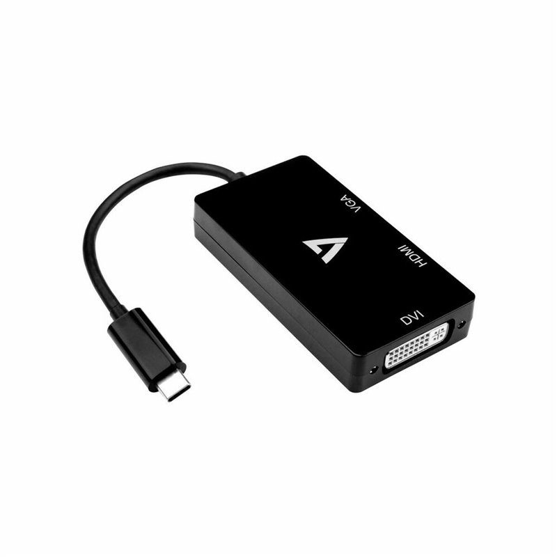 V7 V7UC-VGADVIHDMI-BLK adaptateur graphique USB 3840 x 2160 pixels Noir