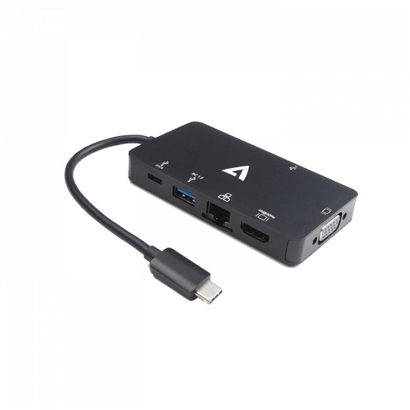 Image secondaire de V7 V7UC-U3CRJ45HDVG-BLK adaptateur graphique USB 3840 x 2160 pixels Noir