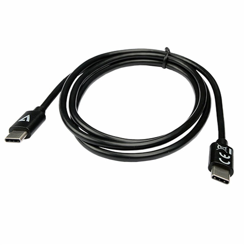 Image secondaire de V7 V7USB2C-1M câble USB USB 2.0 USB C Noir