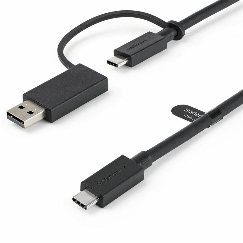 Image secondaire de Startech.com USBCCADP câble USB 1 m USB 3.2 Gen 2 (3.1 Gen 2) USB C Noir