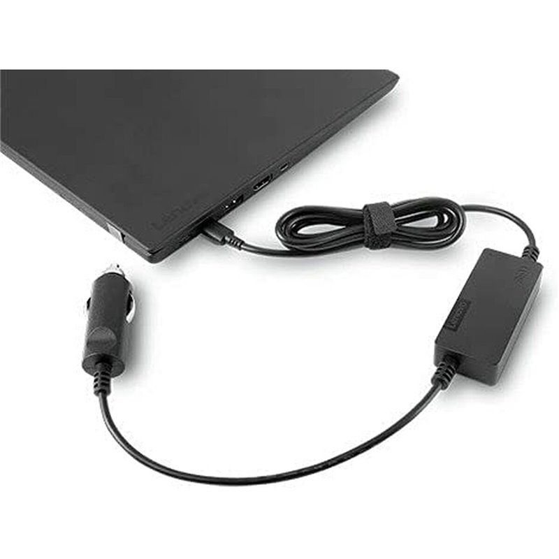 Image secondaire de Lenovo 40AK0065WW chargeur d'appareils mobiles Ordinateur portable Noir CC Auto