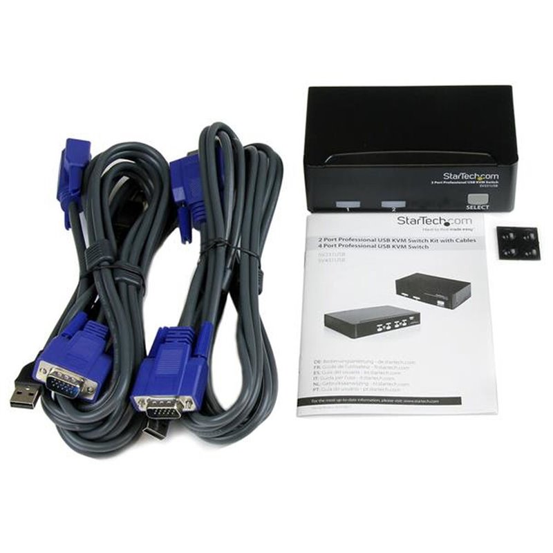 Image secondaire de Startech.com Commutateur KVM 2 Ports VGA USB - Switch KVM - 1920x1440