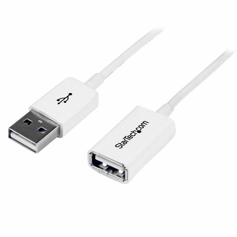 Startech.com Câble Rallonge USB 1m - Câble USB 2.0 A-A Mâle / Femelle - Blanc