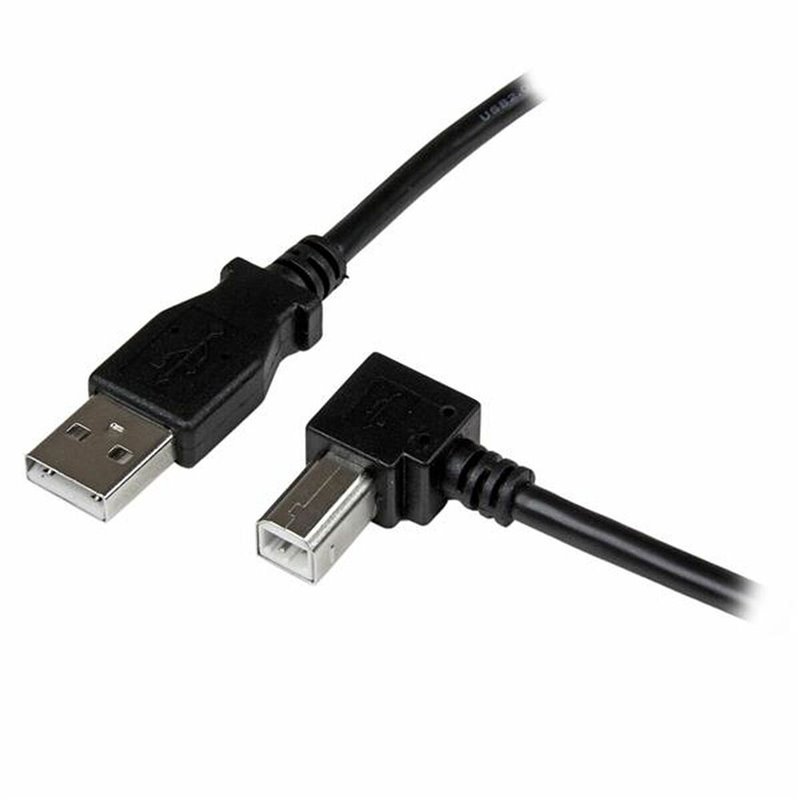 Startech.com Câble USB 2.0 A vers USB B Coudé à droite Mâle / Mâle pour imprimante - 1 m - Noir