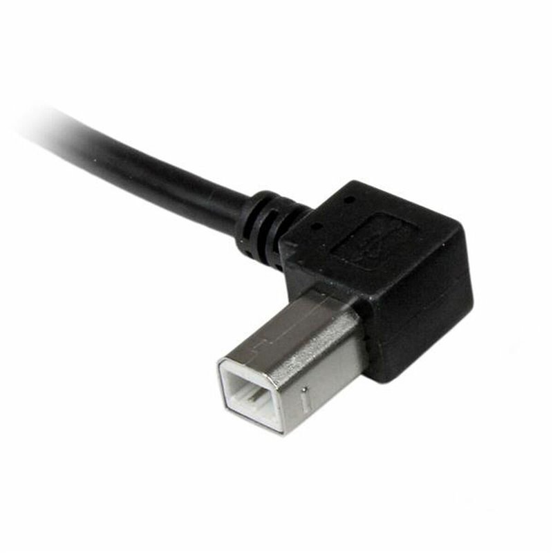 Image secondaire de Startech.com Câble USB 2.0 A vers USB B Coudé à Gauche Mâle / Mâle pour imprimante - 3 m - Noir