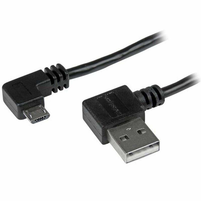 Startech.com Câble USB A vers Micro B de 1 m avec connecteurs coudés à angle droit - M/M - Noir