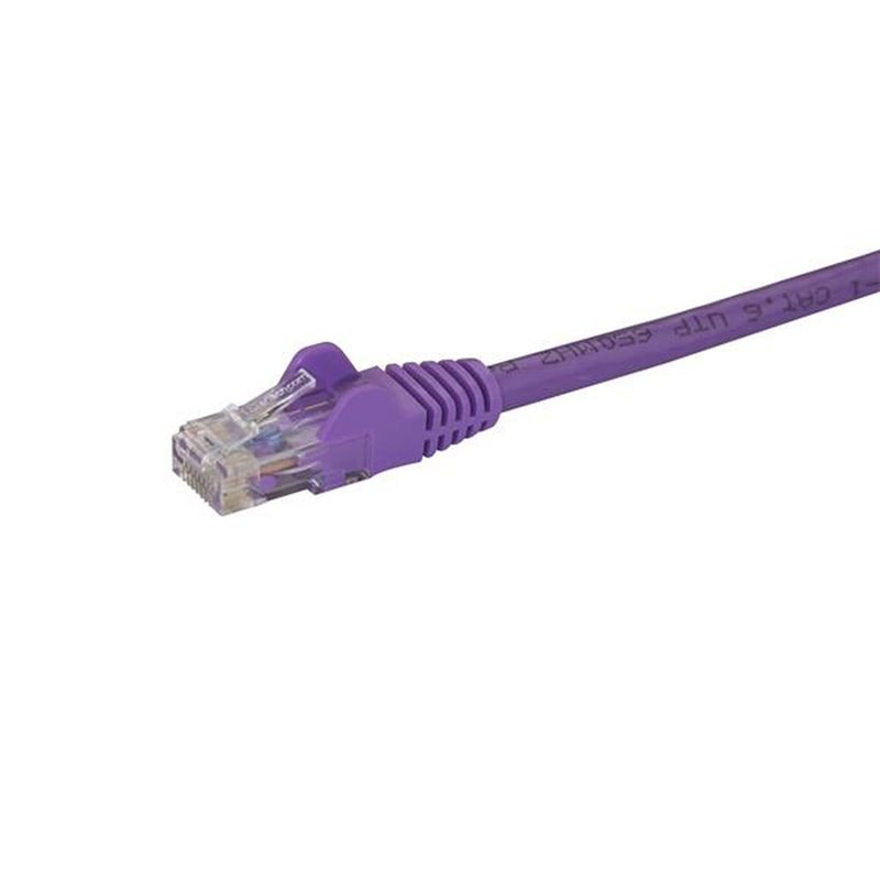 Image secondaire de Startech.com Câble réseau Cat6 UTP sans crochet de 10 m - Violet