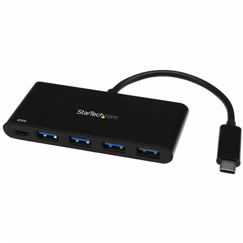 Startech.com Hub USB-C à 4 ports avec Power Delivery - USB-C vers 4x USB-A - USB 3.0 - 5Gbps