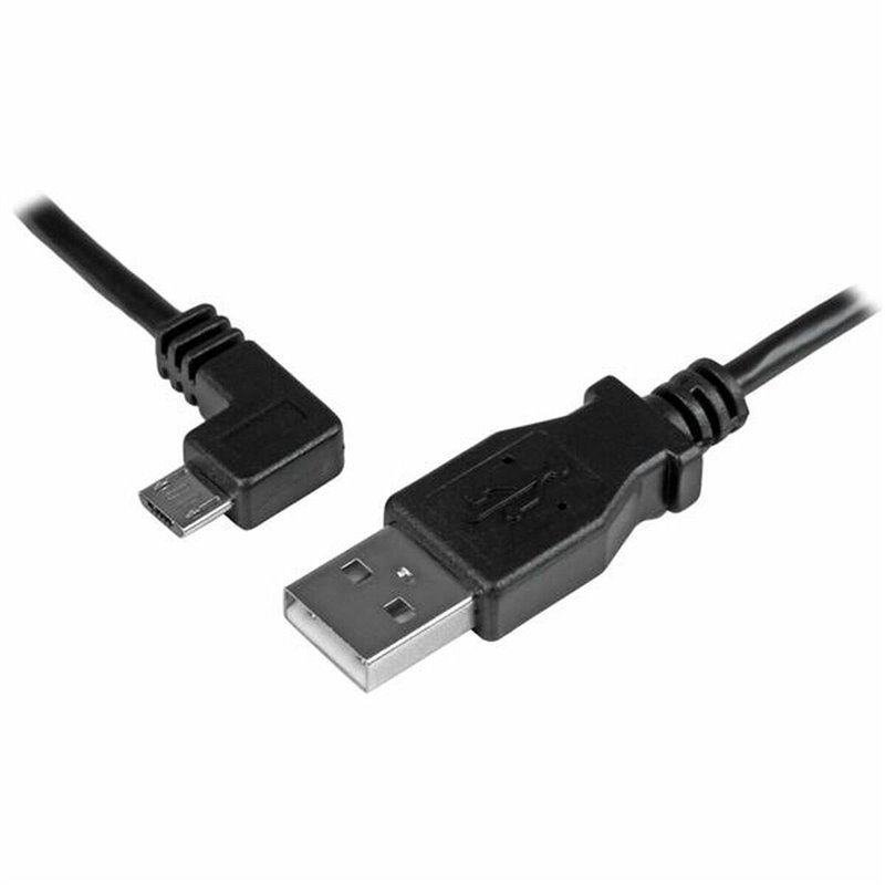 Startech.com Câble USB vers Micro USB coudé à angle gauche de 50 cm - 0,25 mm² - M/M - Noir