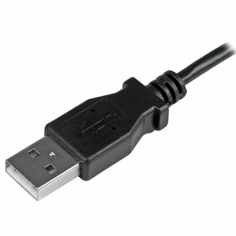 Image secondaire de Startech.com Câble USB vers Micro USB coudé à angle gauche de 50 cm - 0,25 mm² - M/M - Noir