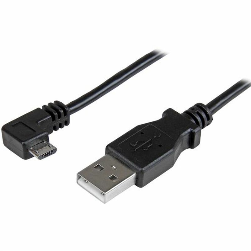 Startech.com Câble USB vers Micro USB coudé à angle droit de 50 cm - 0,25 mm² - M/M - Noir