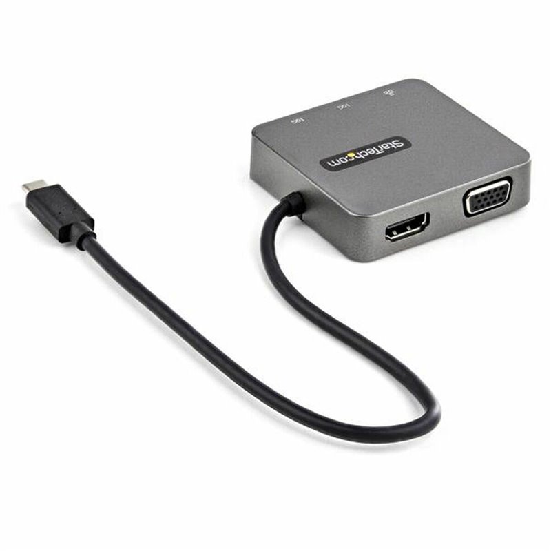 Image secondaire de Startech.com Adaptateur mulitport USB-C - Câble intégré de 29 cm - USB 3.1 Gen 2 - 10 Gbps - HDMI et VGA