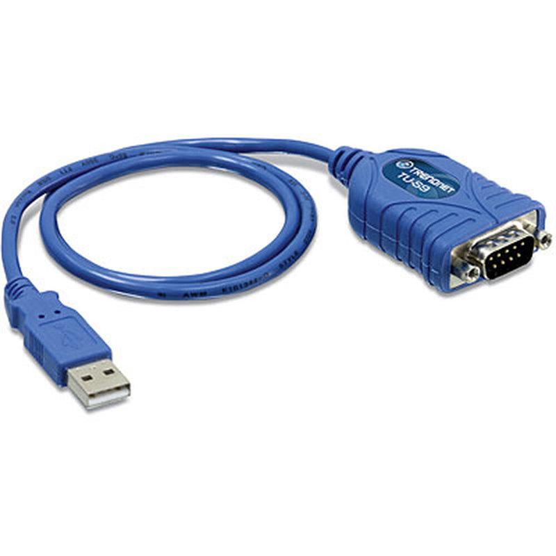 Adaptateur USB vers RS232 Trendnet TU-S9 Bleu