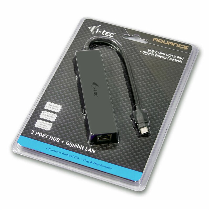 Image secondaire de I-Tec Advance USB-C Slim Passive HUB 3 Port + Gigabit Ethernet Adapter