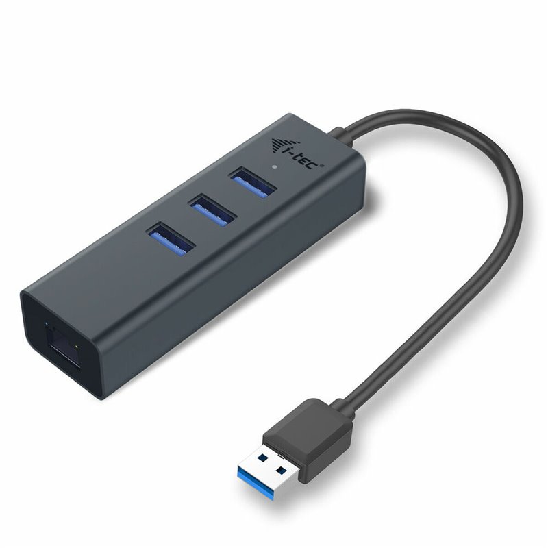 I-Tec Metal USB 3.0 HUB 3 Port + Gigabit Ethernet Adapter