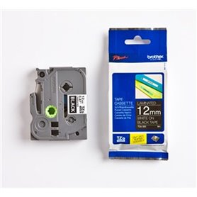 DYMO LabelManager cassette ruban D1 durable, haute résistance, Blanc/Noir,  12mm x 3m
