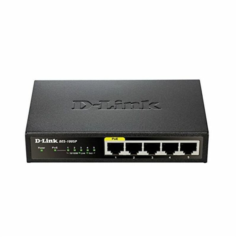 Commutateur Réseau de Bureau D-Link DES-1005P/E