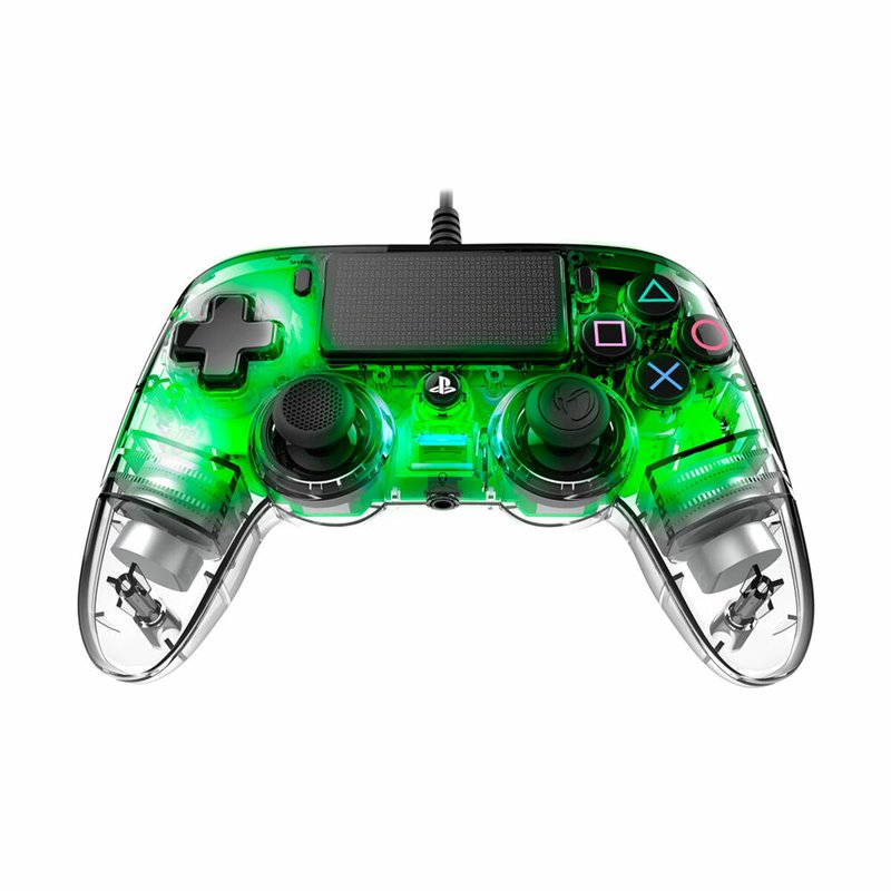 Commande Gaming Sans Fil Nacon PS4OFCPADCLGREEN Vert Transparent PlayStation 4