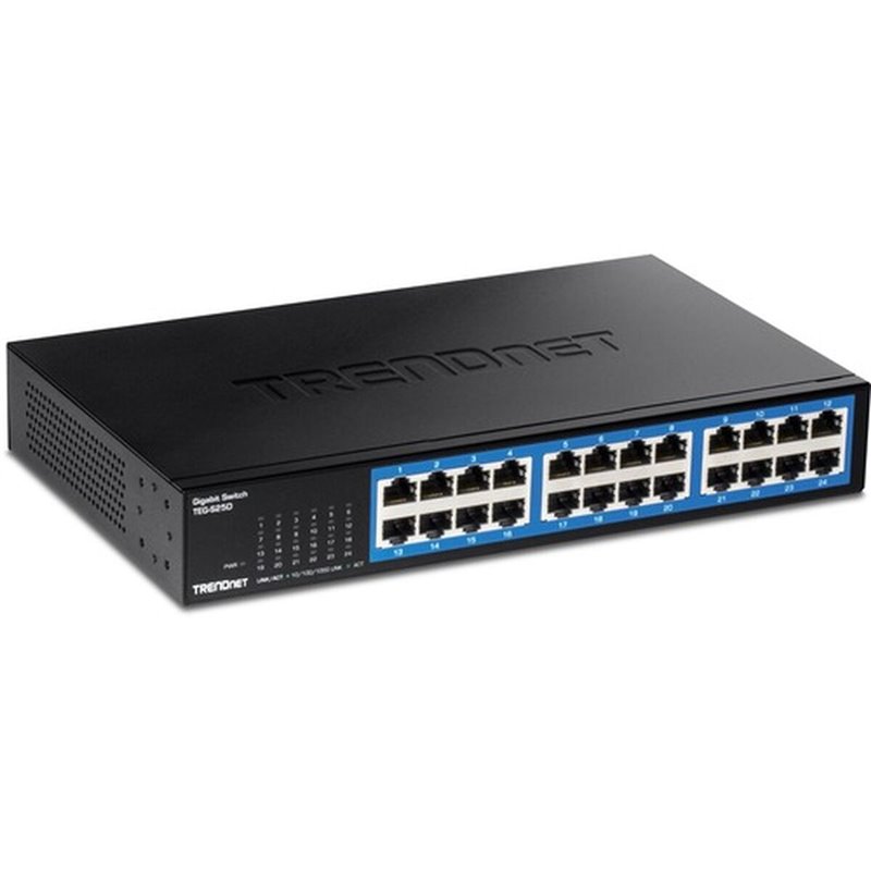 Switch Trendnet TEG-S25D Noir