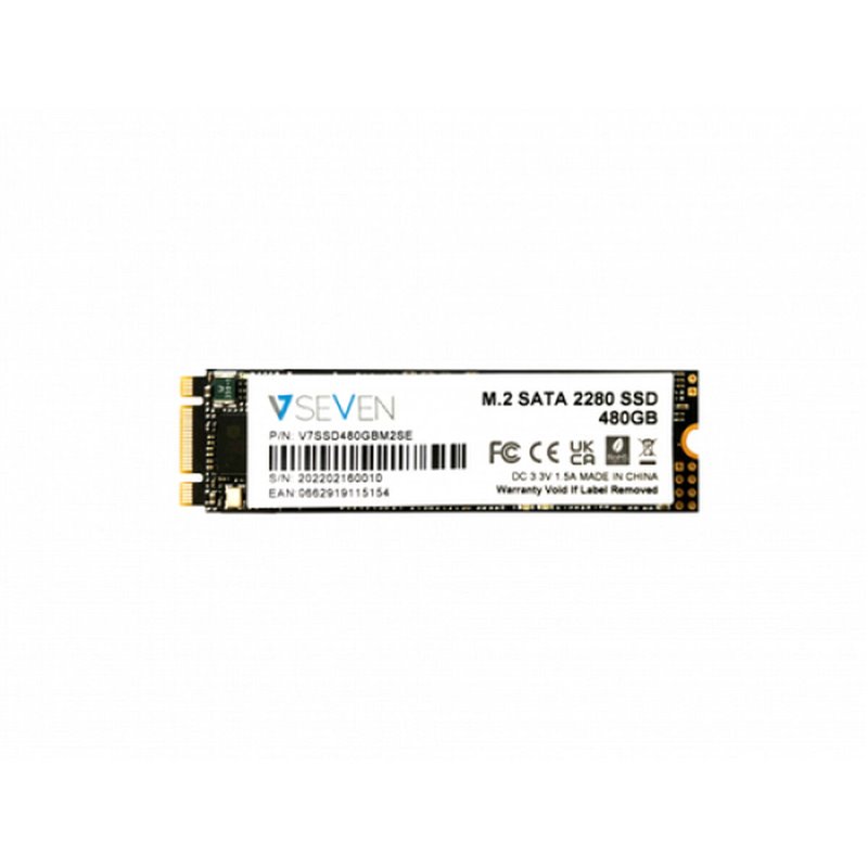 V7 V7SSD480GBM2SE disque SSD M.2 480 Go Série ATA III 3D TLC